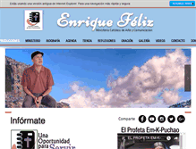 Tablet Screenshot of enriquefeliz.com